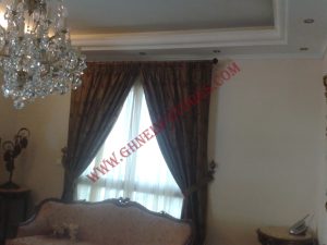 Rideaux Interne - Ghneim Rideaux offre la plus beaux et meilleur rideaux intérieurs : Exemple Modèle #140