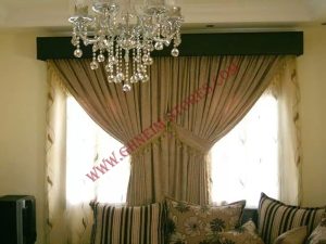 Rideaux Interne - Ghneim Rideaux offre la plus beaux et meilleur rideaux intérieurs : Exemple Modèle #195